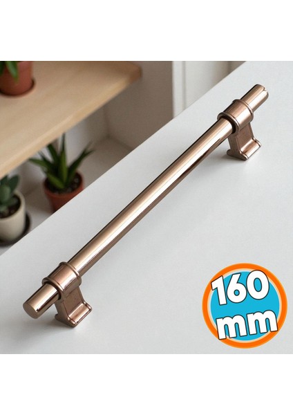 Mobilya Mutfak Dolap Kapak Çekmece Dolabı Kulpları Kulbu Kulpu Bronz Metal Kulp 160 Mm-16 cm