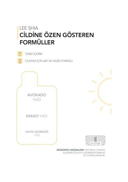 Lee Shia Yoğun Bronzlaştırıcı Yağ 150 ml fiyatları