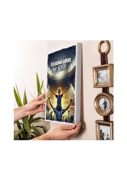 Bordo Mavi Taraftarlara Özel Kanvas Tablo modelleri