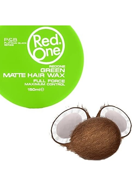 Redone Matte Hair Wax - Green 150 ml modelleri