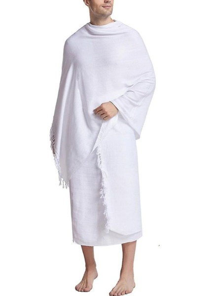 Lüks Hac Umre Için Erkek Ihram, 110X210 Yumuşak, Dikişsiz, 1250GR.