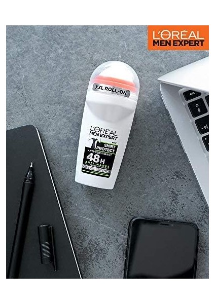 L’oréal Paris Men Expert Shirt Protect Anti Perspirant Roll-On Deodorant (50 Ml)