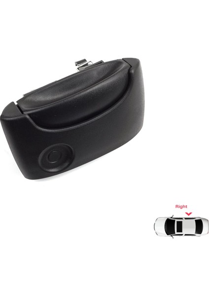 Renault Kangoo Kc Express Fc Nissan Kubistar Mk1 X76 Için Sağ Yan Sürgülü Kapı Dış Açma Kolu Siyah