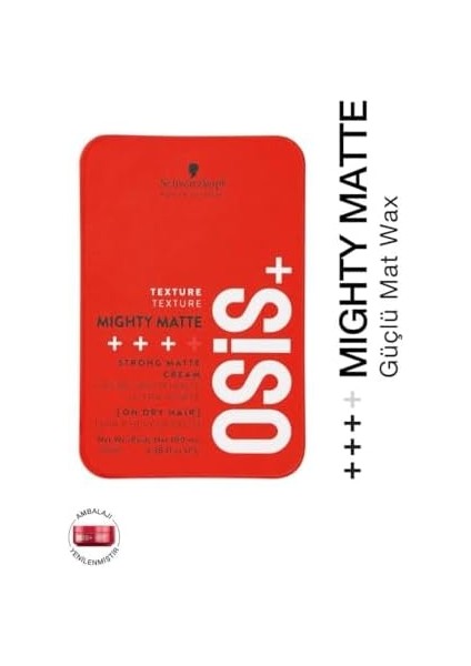 Osis+ Mighty Matte Güçlü Tutucu Mat Wax 100ML fiyatları