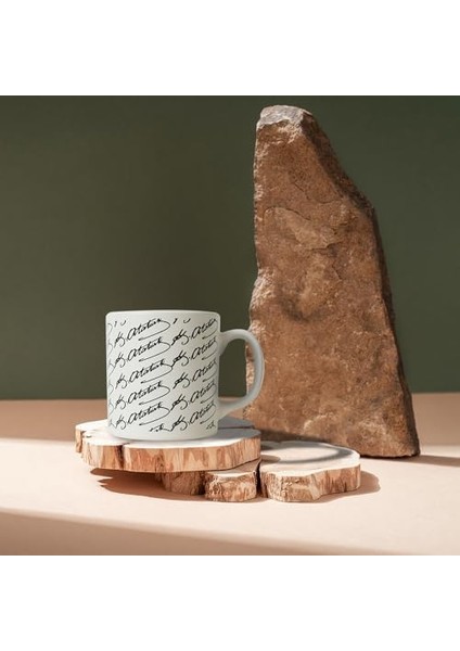 Atatürk Imza Siyah Beyaz Silindir Kupa 1 Adet fiyatları