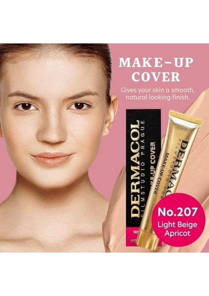 Dermacol Dermacol Make Up Cover Fondöten 1 Paket (1 x 30 G) modelleri