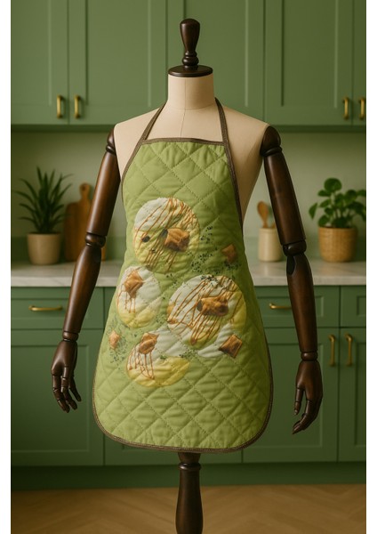 Kapitoneli Mutfak Önlüğü Dijital Baskılı Önlük fiyatları