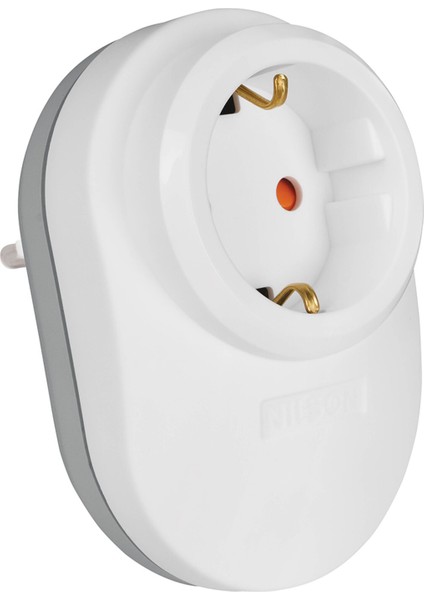 Akım Korumalı Beyaz Tekli Fiş Priz 4 Adet