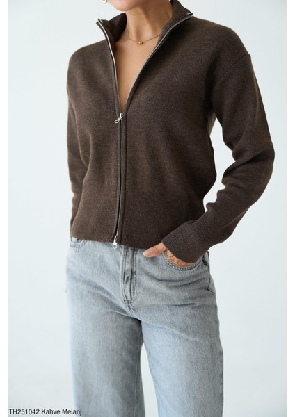 Fermuar Detaylı Hırka modelleri