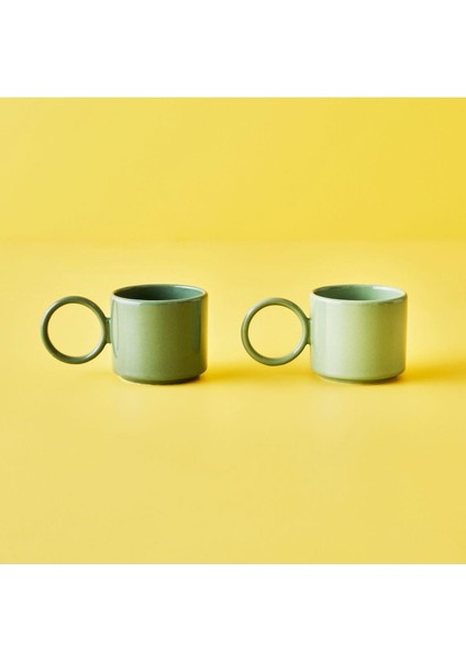Arcana Espresso 2'li Set Yeşil (184 Cc)