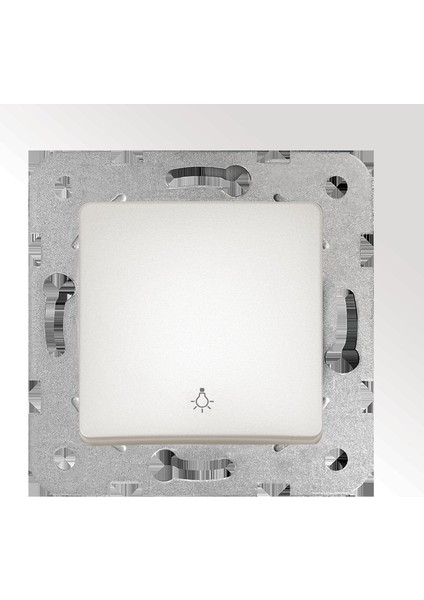 Linnera Life Sedef Beyaz Light Mekanizma ve Düğme