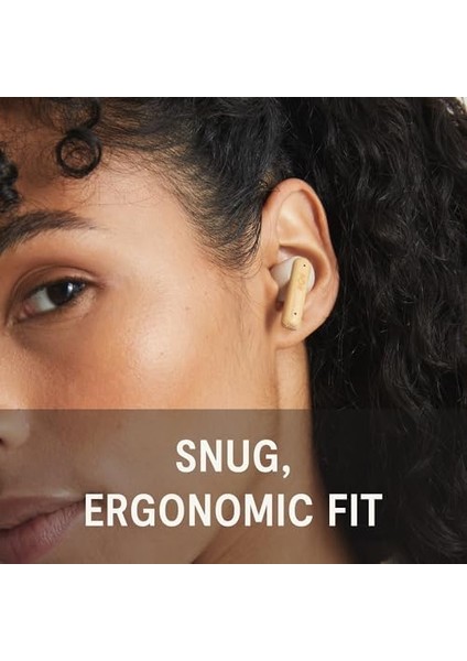 Bird Bluetooth Kulaklıklar Dahili Mikrofonlu Ipx4, Kulak Içi Kulaklıklarda 24 Saat Çalma Süresi, Usb-C Hızlı Şarjlı Kulaklık Kılıfı, Krem modelleri