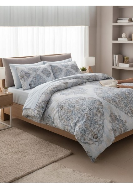 Ethnique Tek Kişilik Kışlık Flanel Nevresim Takımı – %100 Pamuk, Yumuşak ve Sıcak Tutucu Kumaş