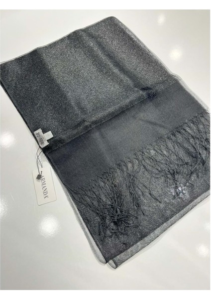 Armanda Simli Tül Şal %30 Ipek - 15