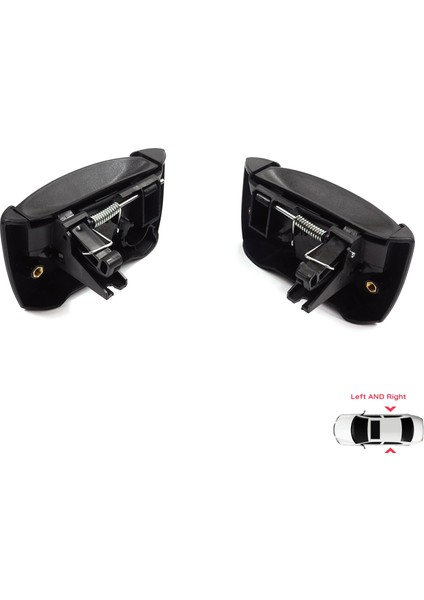 Renault Kangoo Kc Express Fc Nissan Kubistar 1 X76 Için Sağ Sol Yan Sürgülü Kapı Dış Açma Kolu Siyah modelleri