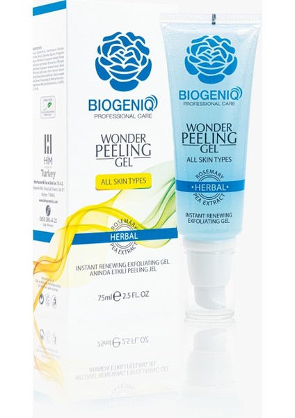 Biogeniq Beauty Anında Etkili Peeling Jel 75 ml Wonder Peeling Jel