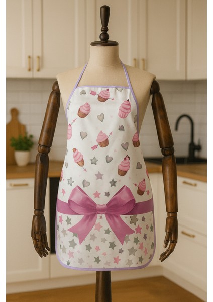 Dijital Baskılı Su Sıvı Geçirmez Leke Tutmaz Mutfak Önlüğü