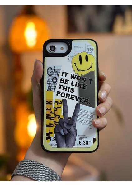 Go Aksesuar 6-6s - 7-8 - Se 2020 ile Uyumlu Aynalı Model Kılıf