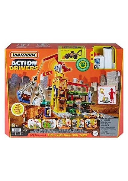 Aksiyon Sürücüleri™ Muhteşem Inşaat™ Oyun Seti Sesli ve Işıklı Matchbox™ Aksiyon Sürücüleri™ Inşaat Oyun Seti, 1 Iş Makinesi HPD63 fiyatları