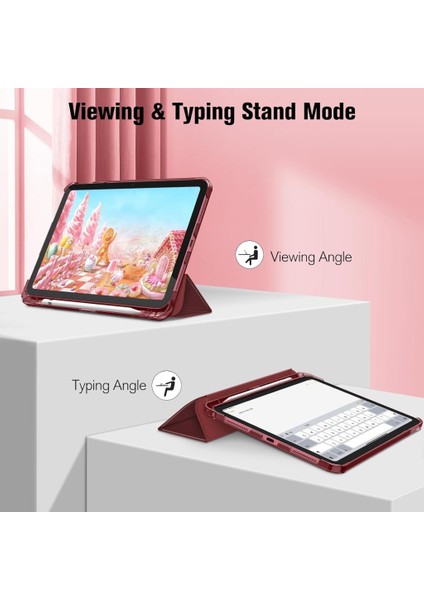 Apple iPad Air 5. Nesil 10.9 Kılıf Flip Cover Kalem Bölmeli Pc Case-10.nesil DEĞİL-A2588 A2589 A2591 fiyatları