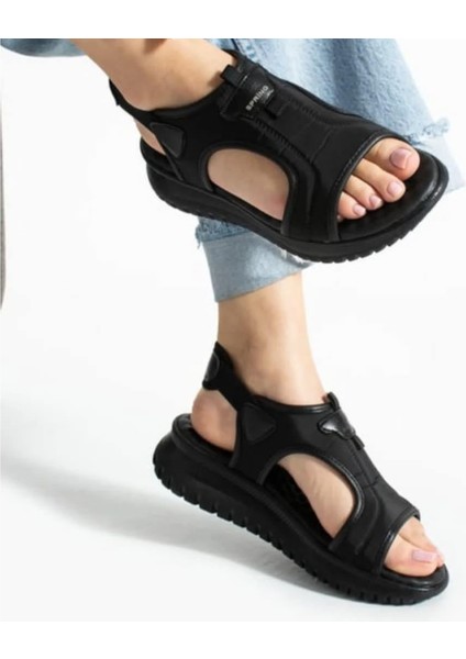 Paraşüt Kumaş Lastikli Kadın Sandalet fiyatları