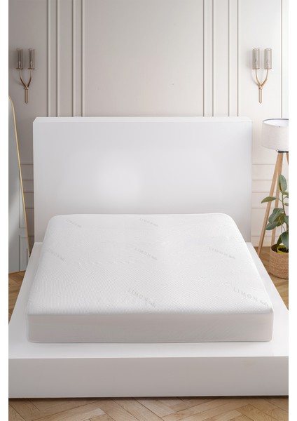 Yatak Alezi Jakarlı Fitted Full Kenar Sıvı Geçirmez Yatak Koruyucu Beyaz 90X200 fiyatları
