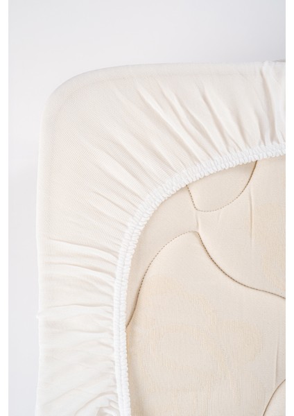 Yatak Alezi Jakarlı Fitted Full Kenar Sıvı Geçirmez Yatak Koruyucu Beyaz 90X200 indirimleri