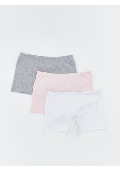 Yeni Sezon Basic Kız Çocuk Boxer 3'lü