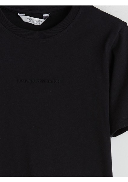 Yeni Sezon Bisiklet Yaka Baskılı Erkek Çocuk Tişört modelleri