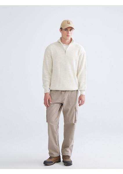 Yeni Sezon Fermuarlı Dik Yaka Erkek Triko Kazak fiyatları