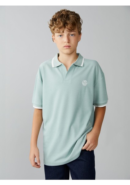 Yeni Sezon Polo Yaka Erkek Çocuk Tişört