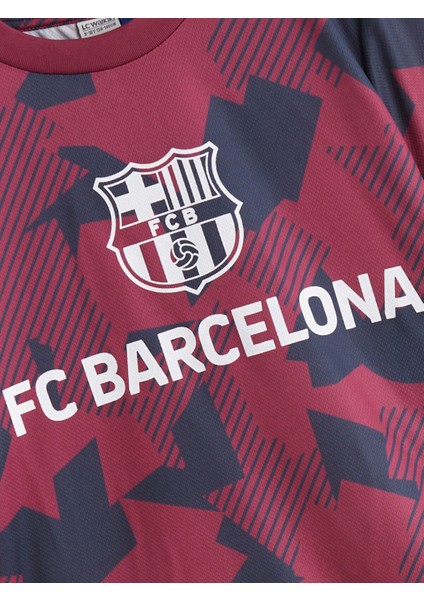 Yeni Sezon Bisiklet Yaka Barcelona Baskılı Erkek Çocuk Tişört fiyatları