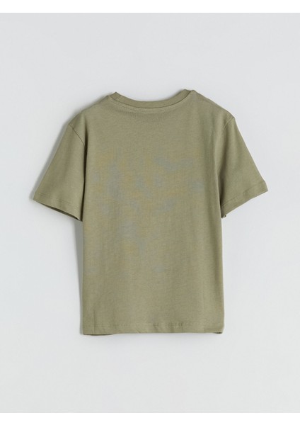 Yeni Sezon Bisiklet Yaka Baskılı Erkek Çocuk Tişört modelleri