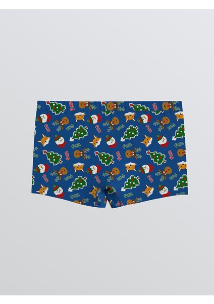 Yeni Sezon Yılbaşı Temalı Erkek Çocuk Boxer 3'lü indirimleri