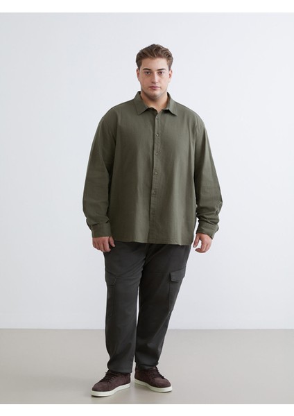 Yeni Sezon Beli Lastikli Erkek Kargo Pantolon