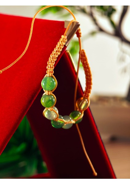 Makrome Bileklik El Yapımı Doğaltaş Makrome Örme Bileklik Akik Taşı, Lapis Taşı, Hematit Taşı modelleri