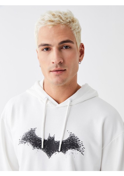 Yeni Sezon Uzun Kollu Batman Baskılı Erkek Hoodie modelleri