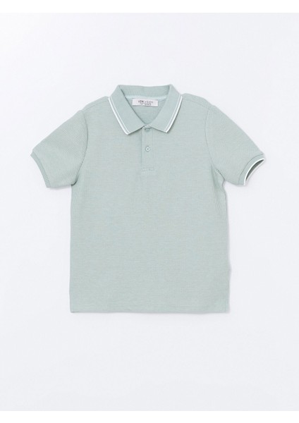 Yeni Sezon Polo Yaka Basic Kısa Kollu Erkek Çocuk Tişört