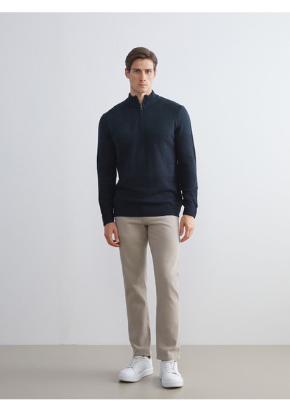 Yeni Sezon Dik Yaka Uzun Kollu Erkek Triko Kazak fiyatları