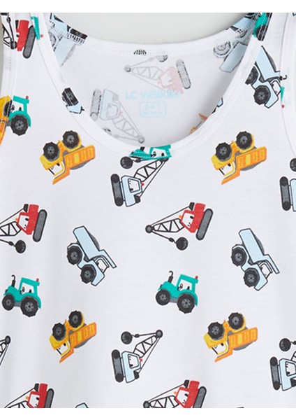 Yeni Sezon Baskılı Erkek Çocuk Atlet modelleri