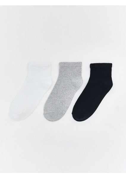 Yeni Sezon Basic Erkek Çocuk Soket Çorap 3'lü