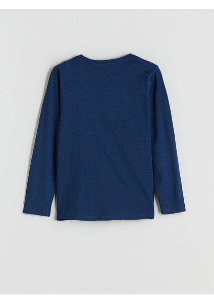 Yeni Sezon Bisiklet Yaka Yılbaşı Temalı Erkek Çocuk Pijama Takımı fırsatları