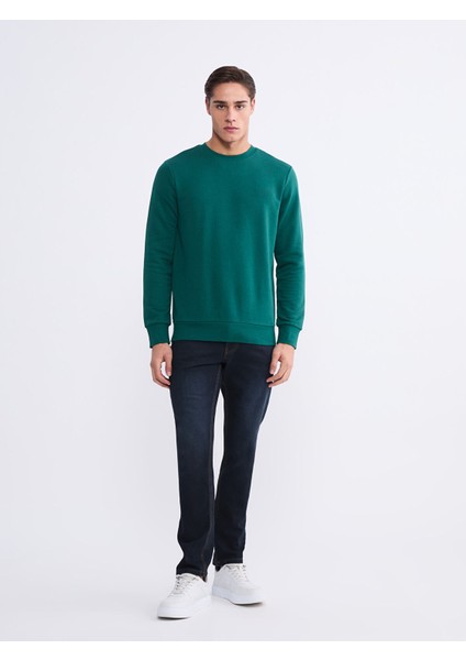 Yeni Sezon Bisiklet Yaka Baskılı Erkek Sweatshirt fiyatları