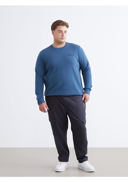 Yeni Sezon Bisiklet Yaka Baskılı Erkek Sweatshirt fiyatları