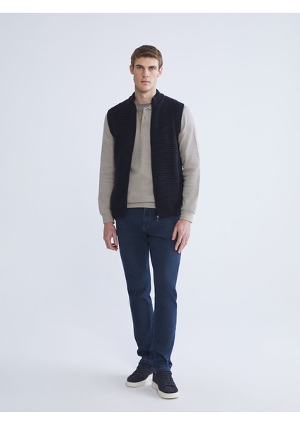 Yeni Sezon Standart Kalıp Dik Yaka Erkek Triko Yelek fiyatları