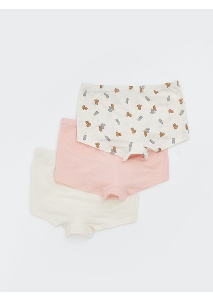 Yeni Sezon Baskılı Kız Çocuk Boxer 3'lü fiyatları