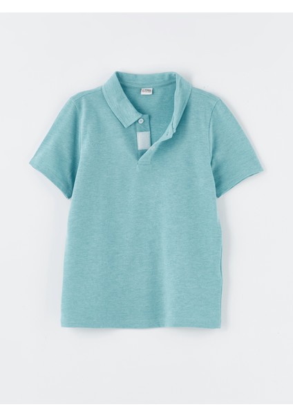 Yeni Sezon Polo Yaka Basic Kısa Kollu Erkek Çocuk Tişört fırsatları