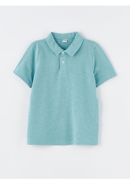 Yeni Sezon Polo Yaka Basic Kısa Kollu Erkek Çocuk Tişört indirimleri