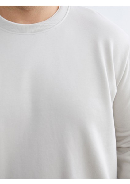 Yeni Sezon Bisiklet Yaka Erkek Kalın Sweatshirt modelleri