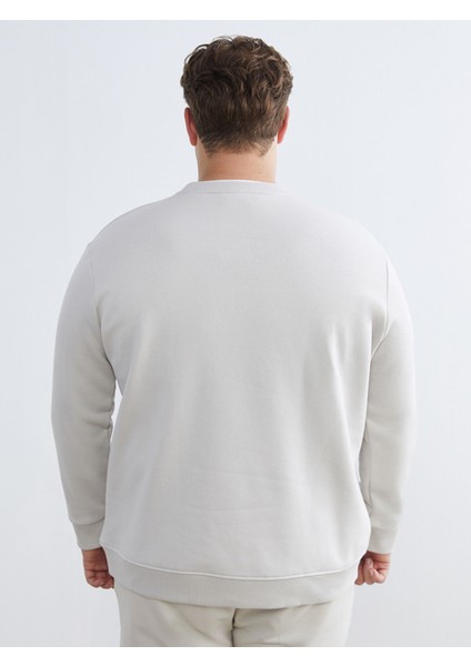 Yeni Sezon Bisiklet Yaka Erkek Kalın Sweatshirt fırsatları